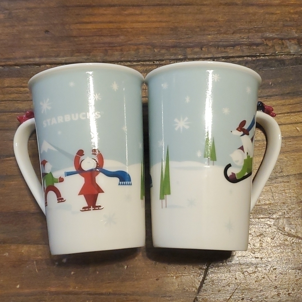 Starbucks 2011 Holiday Coffee Tea Mugs